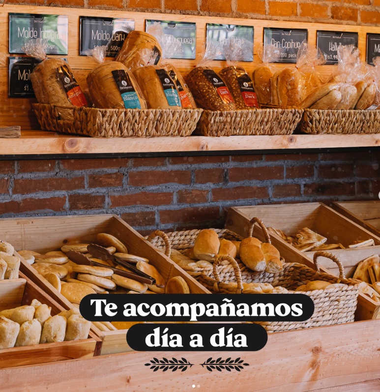 Nuestros panes en el local